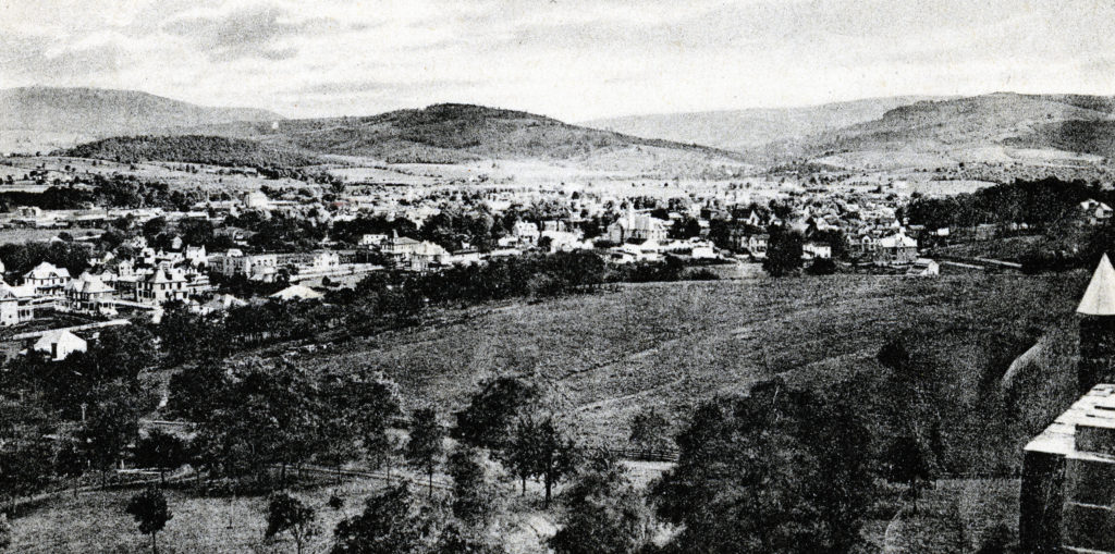 View of Front Royal from Randolph-Macon Acadamy, circa 1911.