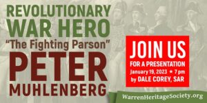 Peter Muhlenberg — the Fighting Parson